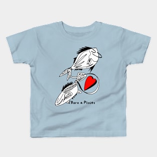 Born a Pisces by Pollux Kids T-Shirt